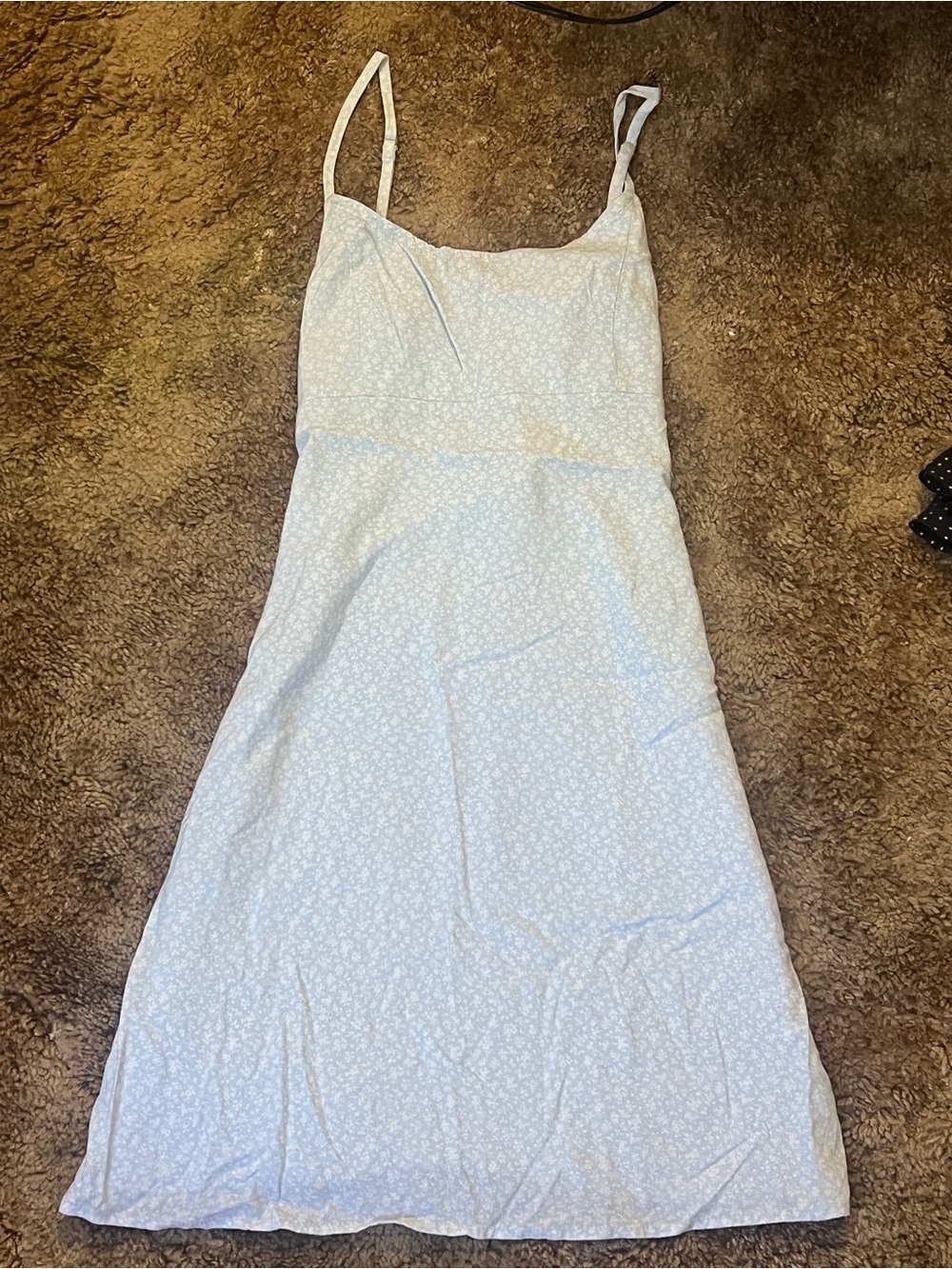 Brandy Melville Light Blue Floral Dress